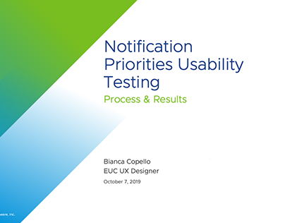 Notification Priorities Usability Testing