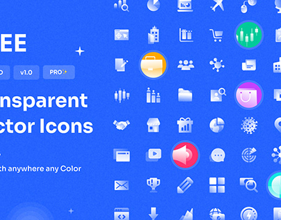 Free Transparent Vector Icons pack
