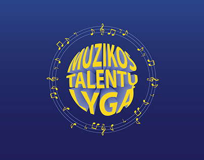 Advertisement project for "Muzikos Talentų Lyga 2022"