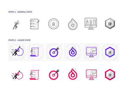 Iconography - Material Design Grid