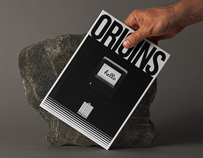 ORIGINS magazine design