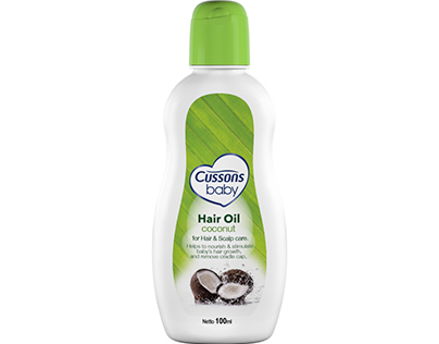 Cussons Baby - Hair Oil Bottle Renders