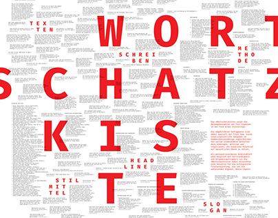 Wortschatzkiste – Texthilfe für Gestalter