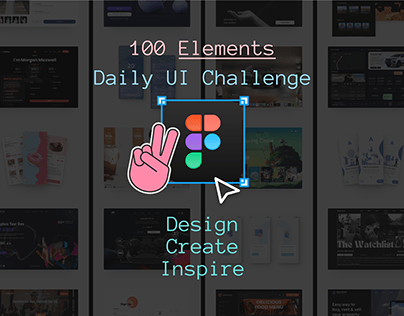 Project thumbnail - Daily UI Challenge | 100 Elements