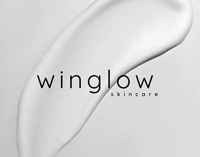 Logo winglow skincare brand