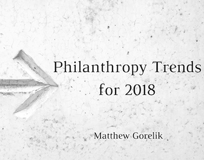 Philanthropy Trends for 2018
