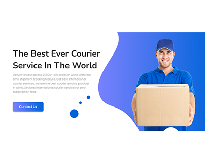Courier Sevice Landing Page