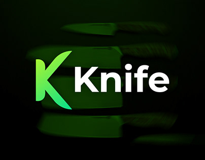 Knife Logo, Letter Logo & Brand Style Guide Design
