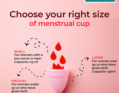 Menstrual cup posters