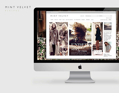 Mint Velvet Homepage Redesign