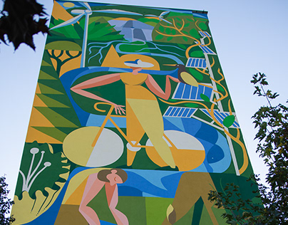 Ecology mural in Bydgoszcz