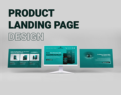 Product Landing Page UI/UX Design | EquilibriaMeds
