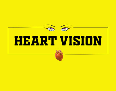 Heart Vision logo Professional logo