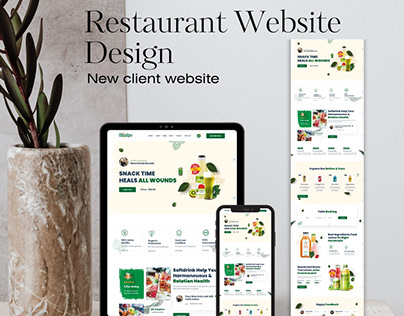WordPress Restaurant Website Development and Ui Design