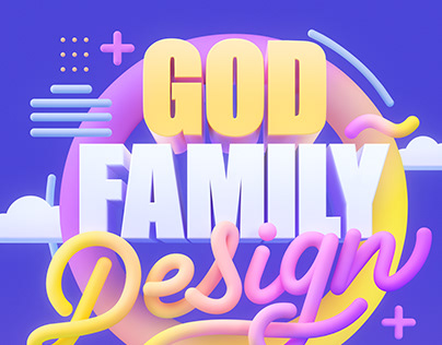 God Family Design | 3D Lettering