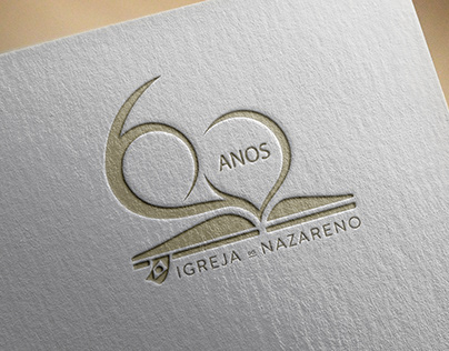 marca comemorativa Nazareno Brasil 60 Anos