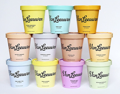 Van Leeuwen Artisan Ice Cream, Identity and Packaging