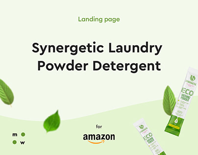 Synergetic Laundry / landing page