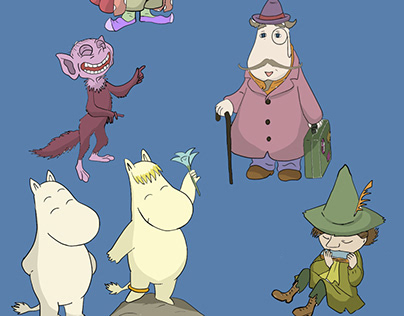 Moomins illustrations
