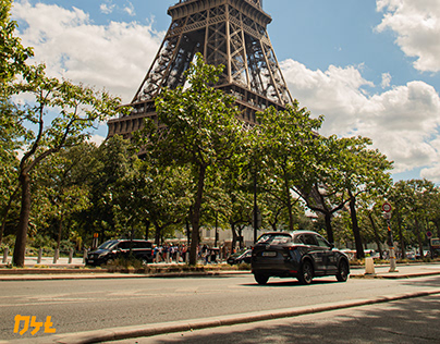 Mazda CX-5 with Eiffel Tower
