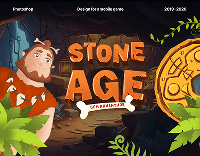 Design for a mobile game | Stone Age Adventure