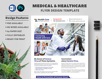 Medical & Healthcare Flyer Template