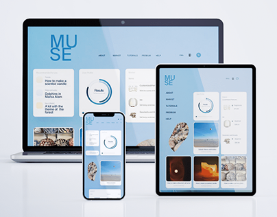 MUSE WEBSITE by two college students