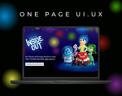 A promotional one page - “Inside Out” app