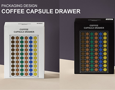 Coffee Capsule Drawer Package Design
