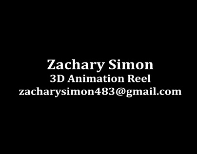 3D Animation Reel