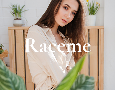 Raceme - Online Flowers E-commerce Design Concept