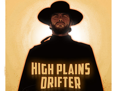 High Plains drifter poster design