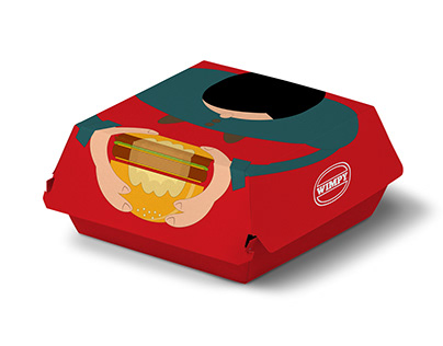 Wimpy Burger Box