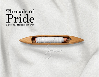 Handloom day special day poster design