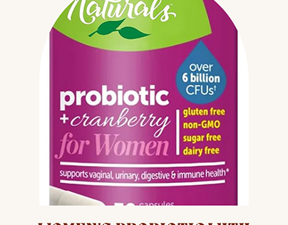 women's probiotic with cranberry benefits