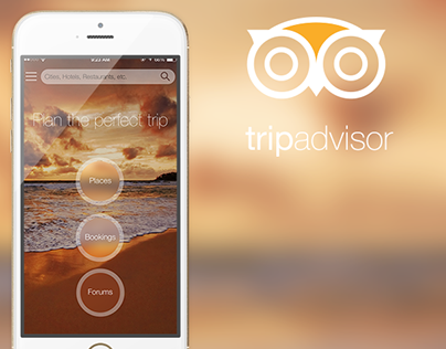 Trip Advisor iOS 8 Redesign