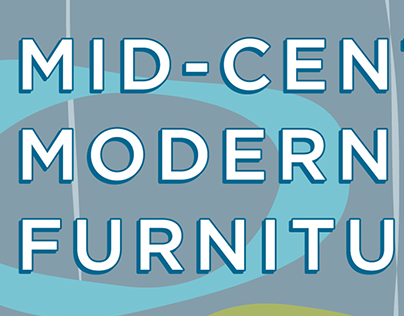 Mid-Century Modern Furniture, design & illustration