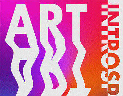 Abstract poster for an Art exhibition