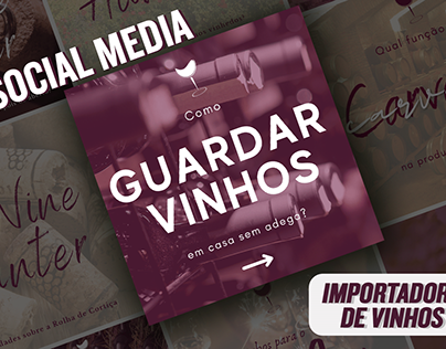 Social Media - Importadora de Vinhos