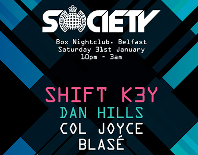 MOS Society - Shift K3Y Poster + Facebook Cover Art