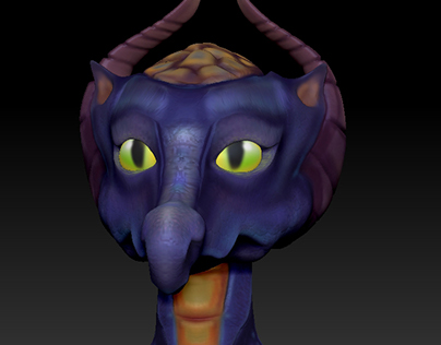 Game Concept Model [Female Dragon Bust]