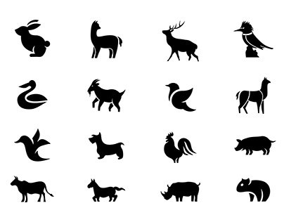 Animal logo template