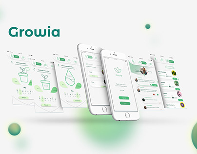 Growia | Mobile App Design | UX/UI Case Study