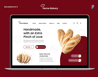 Home Bakery | Bakery Website | Landing Page