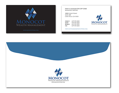 Stationery for Monocot Wealth Management