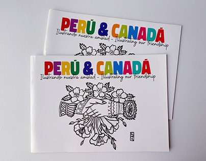 Peru & Canada - Colouring Book
