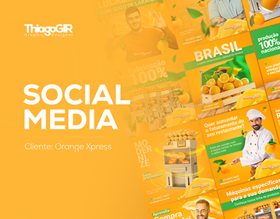 Social Media Orange Xpress