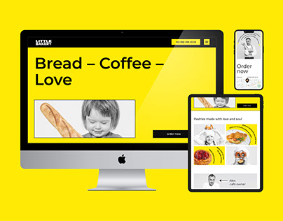 landing page | small bakery
