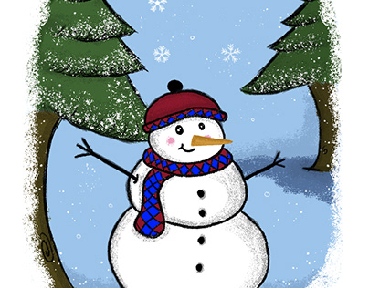 Project thumbnail - cute Snowman