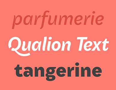 Qualion Text™ Type Family